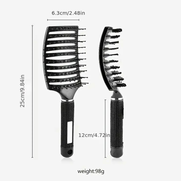 Tangle Free Curved Hair Brush - Picture 4 of 4